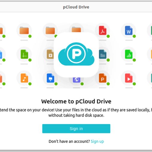welcome screen