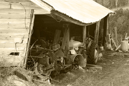 Farm Junk Sepia