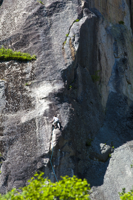 Climber on Prow