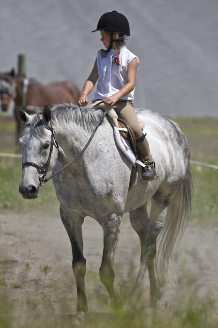 Girl on Horseback