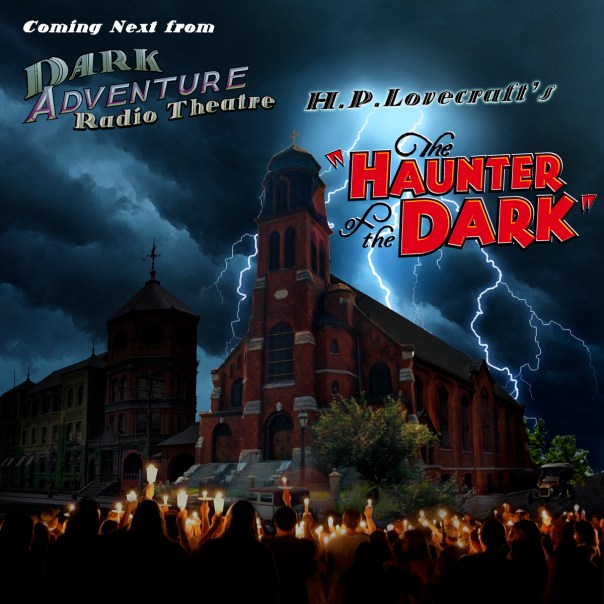 Thunderstorm lightning with dark cloudy sky