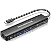 USB C Hub Multiport Adapter, DockteckExpand USB C Dongle 7 in 1 with 4K 60Hz HDMI Port, 1Gbps Ethernet, 100W PD, 2 USB 3.0 Ports, SD/TF Card Reader for MacBook iPad HP Dell XPS and More