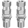 2 Pack Universal Heavy Duty CB Antenna SO-239 Stud Mount | Standard 3/8 x 24 Threaded, CB Antenna Stud Mount Adapter