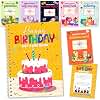 Backelele Birthday Gift Card Book, 20 Pages Giftcard Booklet Holder with Rainbow Holographic Cover, Happy Birthday Gift Card Book for Her Teens, Birthday Gifts for Women Men Best Friend Adult