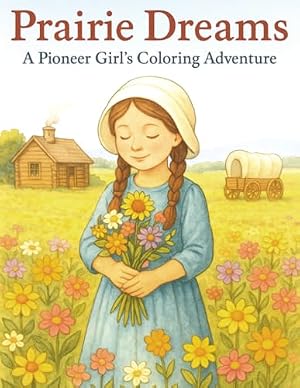Book cover Prairie Dreams: A Pioneer Girl’s Coloring Adventure