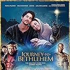 Milo Manheim, Fiona Palomo, and Stephanie Gil in Camino a Belén (2023)