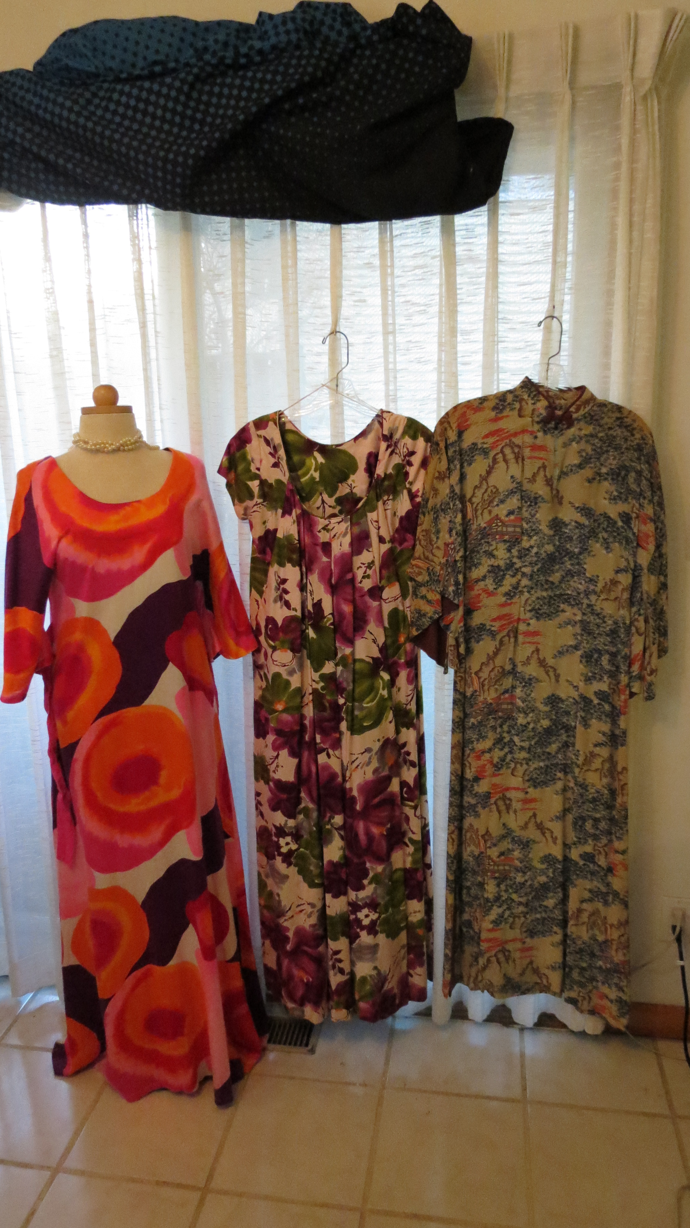 THREE OF MY MOST VINTAGE HAWAIIAN GOWNS