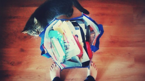 A bagful of rubbish