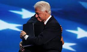 Clinton and Obama