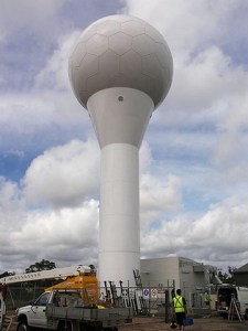 Bureau of Met RADAR with protective dome
