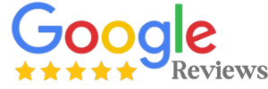 a logo with different colors and stars
