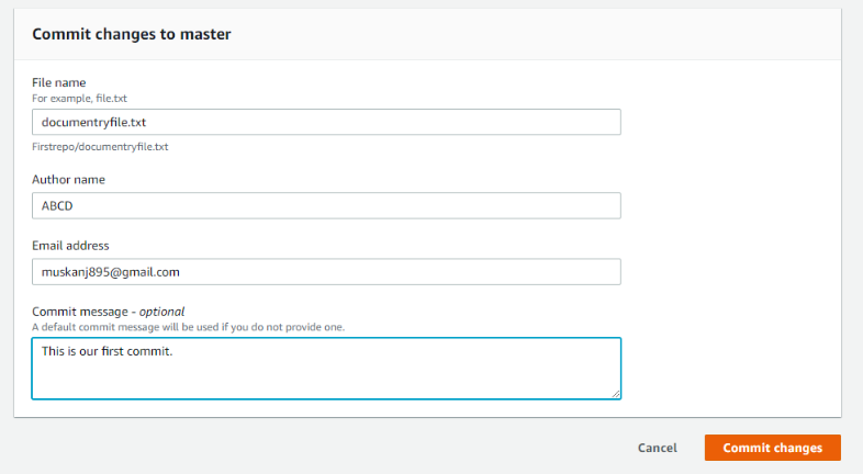 commit to master