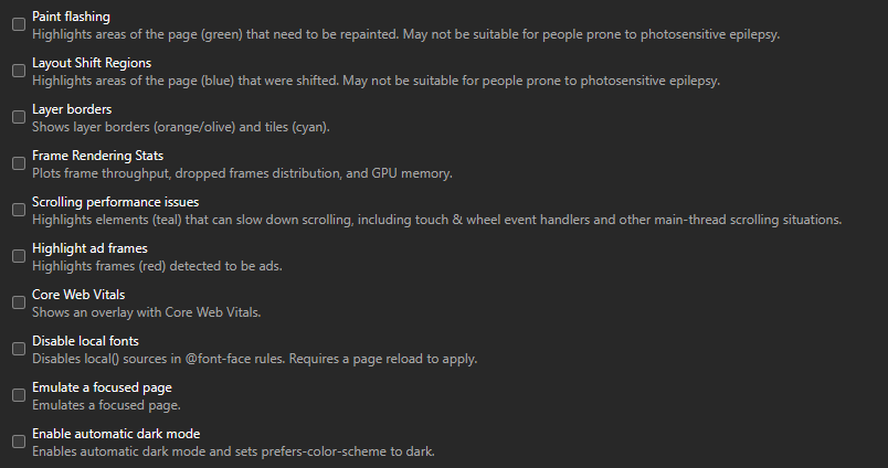 checkboxes