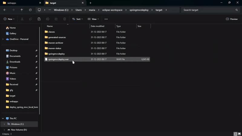 Deploy Using Copying War