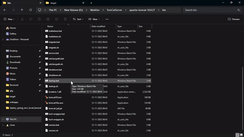 Deploy using Manager GUI