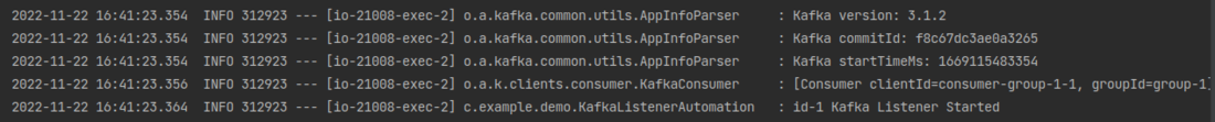 Kafka-Listener-Started