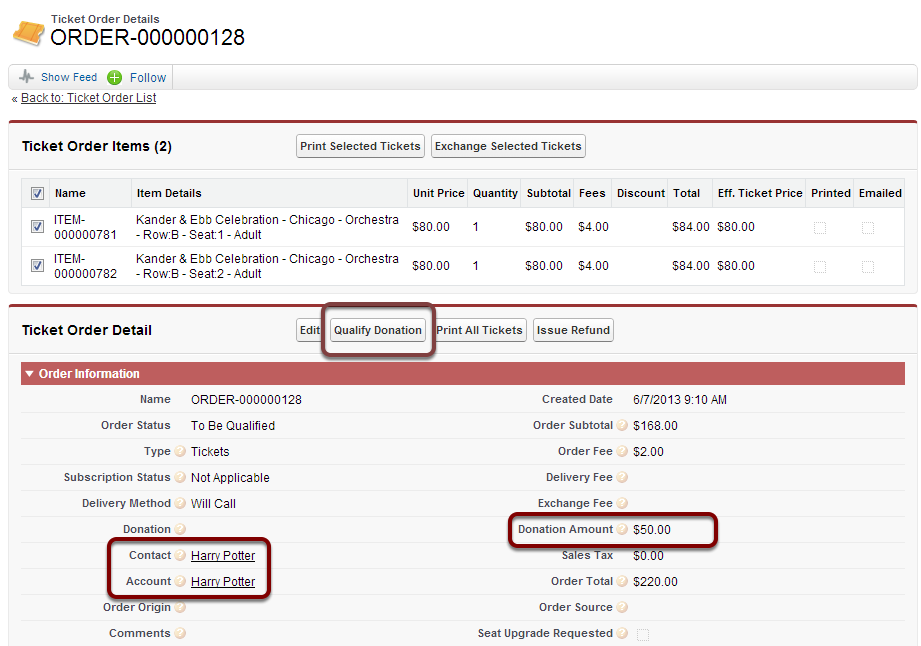 A Note About Ticket Order Qualification
