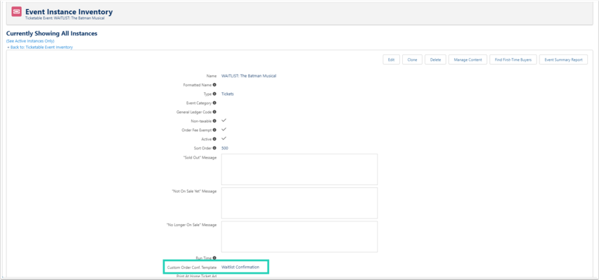 Custom Order Confirmation Template