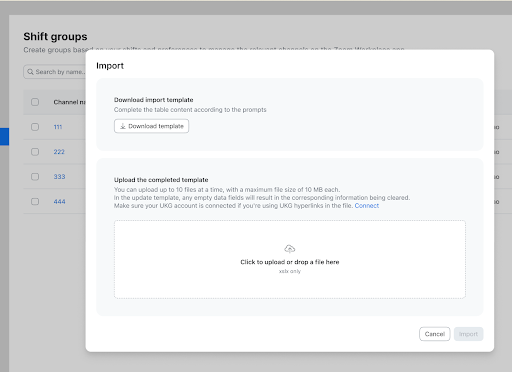 Zoom Workplace for Frontline enhancements: CSV uploads Zoom Workplace for Frontline enhancements: CSV uploads