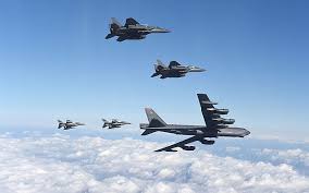US WAR PLANES FLY ALONG NORTH KOREA’S BORDERS IN A SHOW OFF OF FORCE UPGRADE