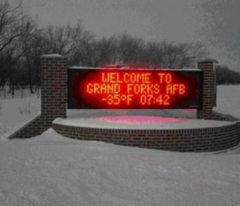 Grand Forks Air Force Base in Emerado, ND