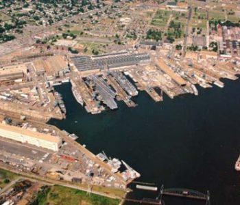 Norfolk Naval Shipyard Navy Base in Portsmouth, VA