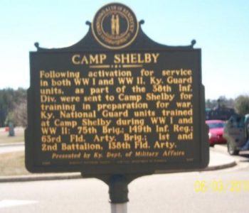 Camp Shelby Army Base in Hattiesburg, MS