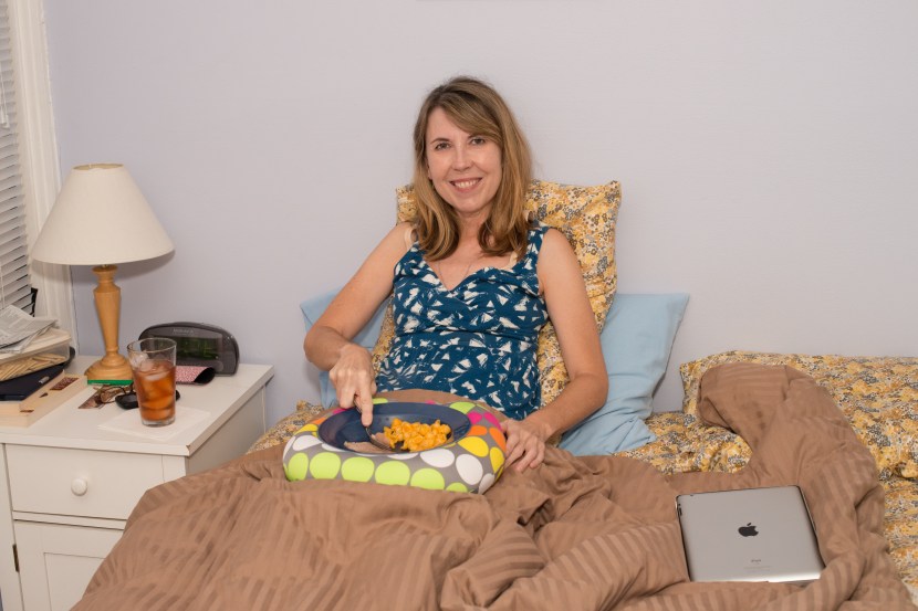 Eating in bed