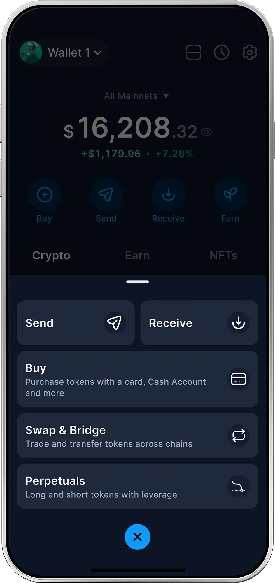 Buy Swap Send