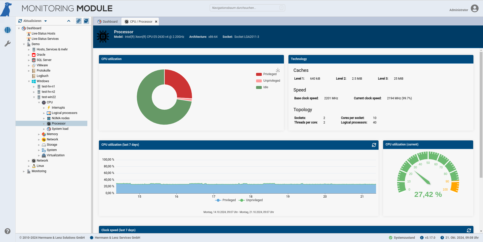 Dashboard Monitoring Module