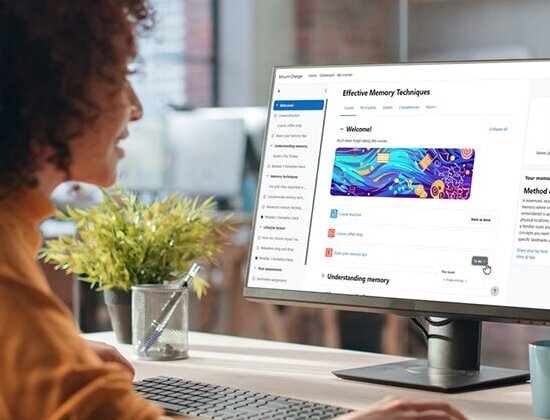 moodle home page image