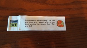 The message we will have on the Rose Bowl Float