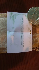 Card with the ornament