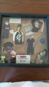Our Shadow box of Richie