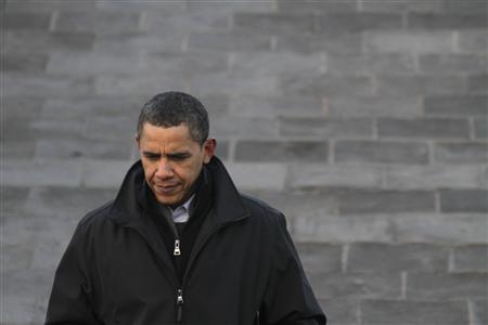 obama up on the wall