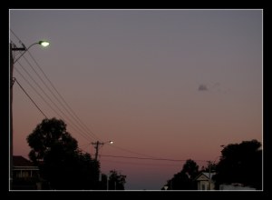 eastern sunset reflections