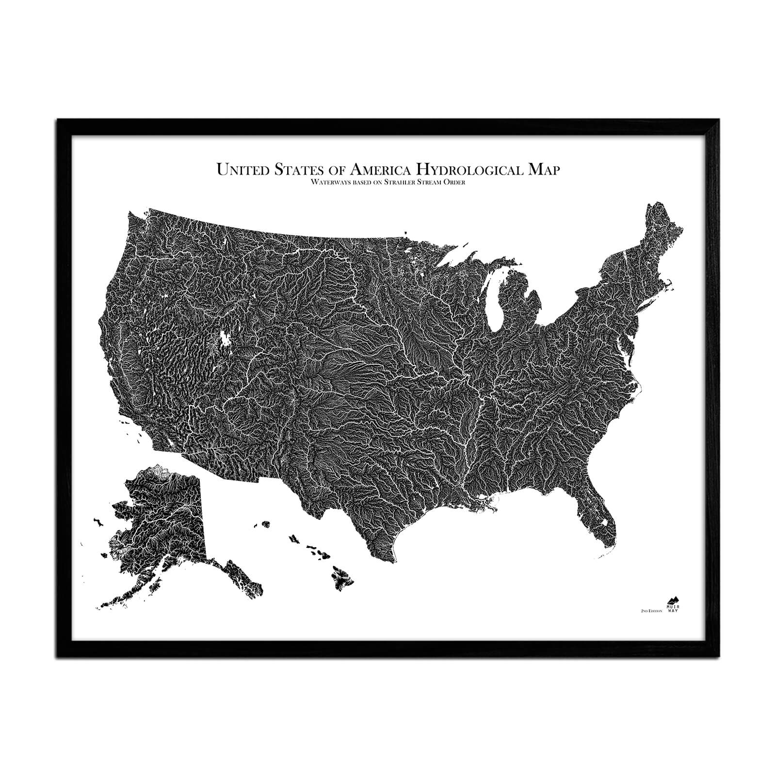US Hydrological Map - Muir Way - Hydrology