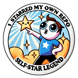 I've starred 111 my own repositories. I've starred 111 my own repositories.