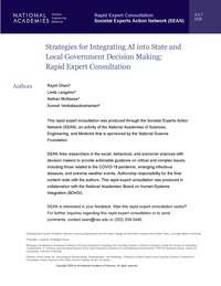 Strategies for Integrating AI into State and Local Government Decision Making: Rapid Expert Consultation