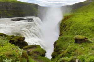 Close-up of Gullfoss Gorge