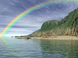 sol com arco iris