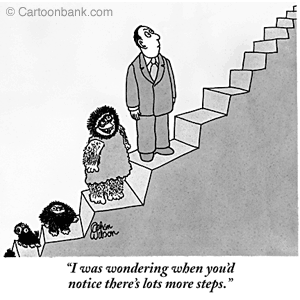 Cartoon - Evolution - More Steps