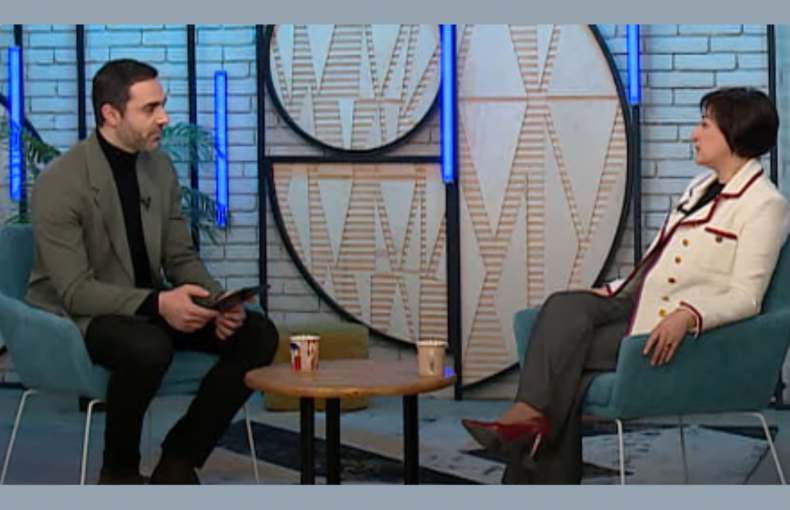 Anna Chulyan's interview on the "Aravot Luso" program, on the First Channel of the Public TV