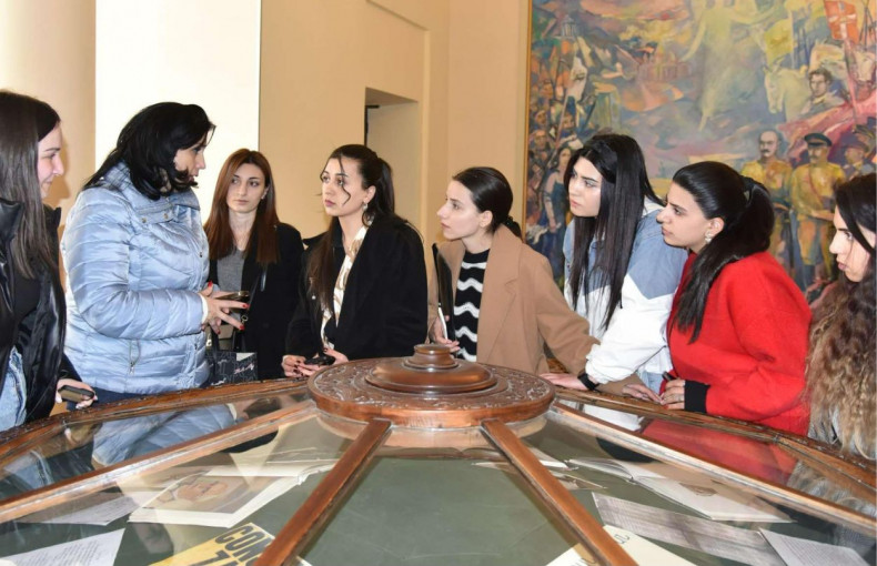 ASPU students' visit to NLA