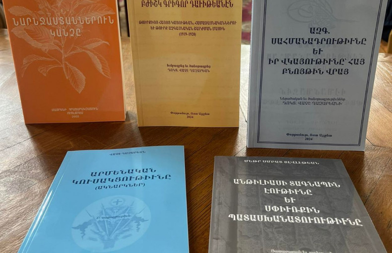 Vache Ghazaryan a famous journalist, publisher is one of the many devoted  of the NLA who has been adding to its collection over the years