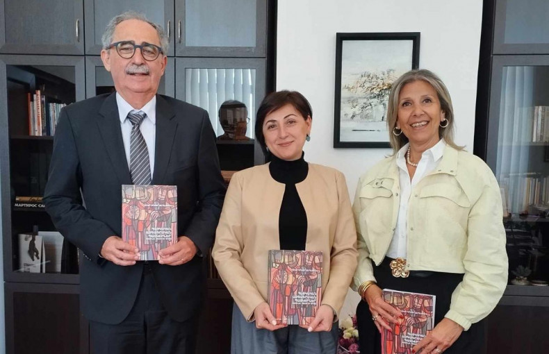 Anna Chulyan graciously hosted Diaspora Armenian figure Hrayr Jebedjian