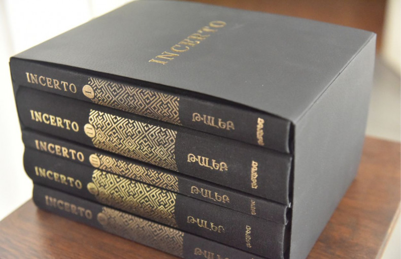 Five volumes of Nasim Taleb signed by the author