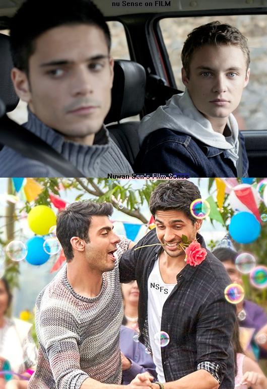 TOP: Edouard Collin and Théo Frilet; in Olivier Ducastel and Jacques Martineau’s Nés en 68 (2008) BOTTOM: Fawad Khan and Sidharth Malhotra; in Shakun Batra’s Kapoor & Sons (2016)