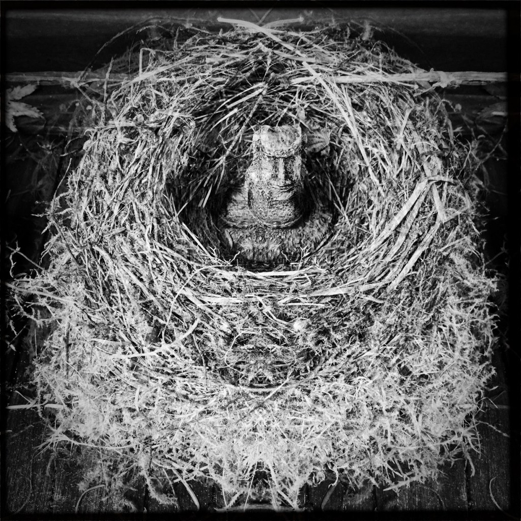 iPhoneography Thursday: Black and White Tiki and Happy Birthday Wishes