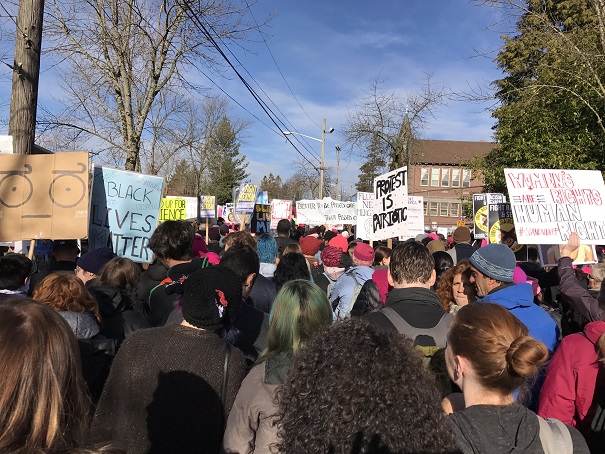 1-21-17 Marching in Seattle